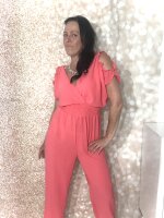 Overall im Wickellook, in Coral