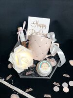 Geschenkset Tasse mit Strass, Happy Birthday