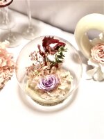 Flower Bowl , Blumengesteck in einer Glaskugel